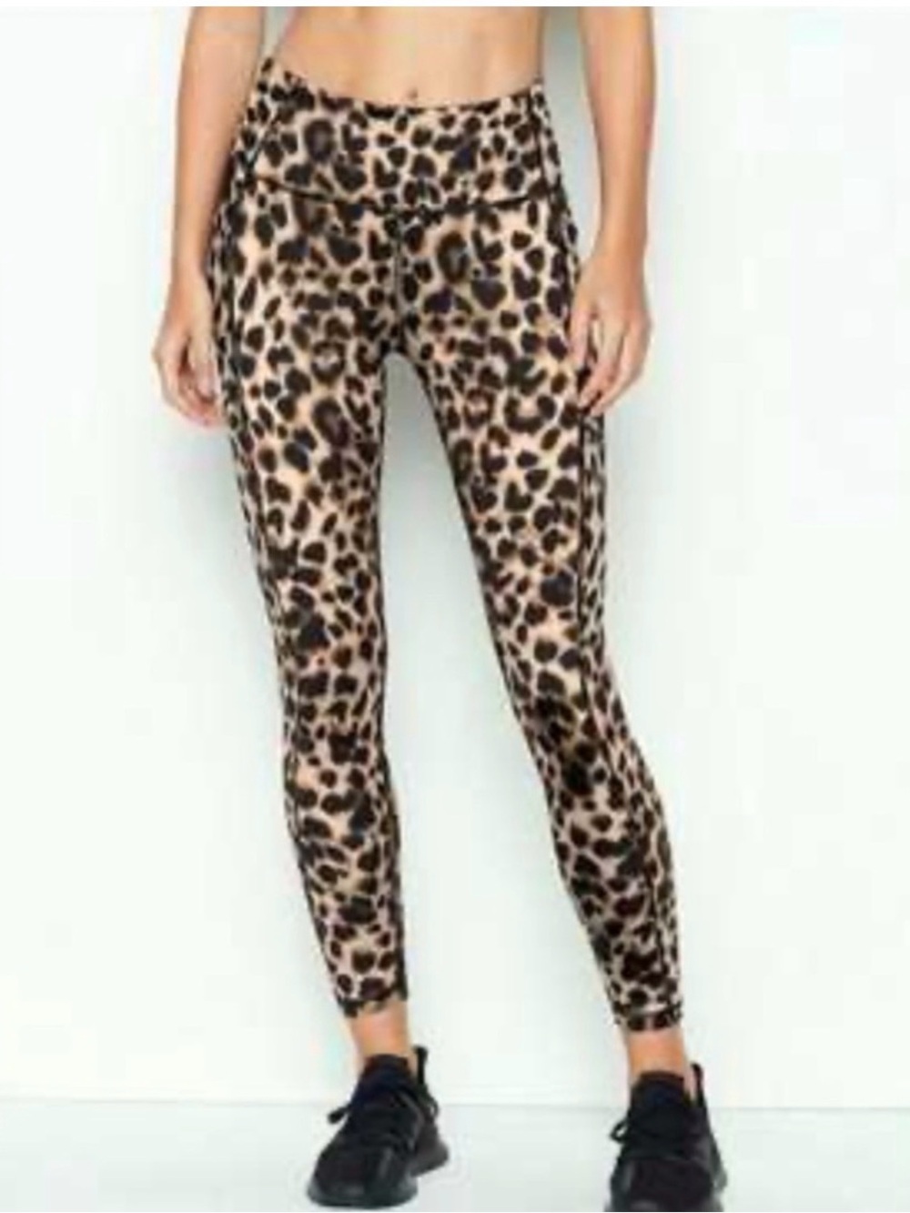 Victoria's Secret High-Waist Leggings in Animal Print